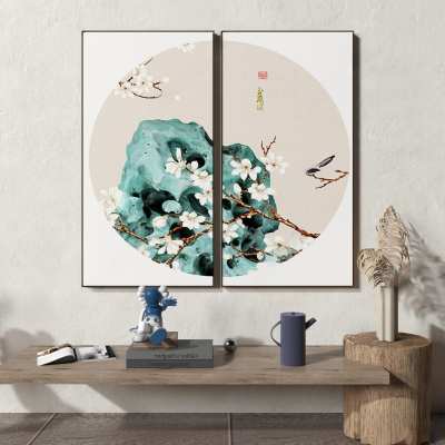 新中式装饰画3D模型下载